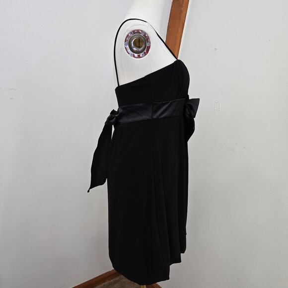 Taboo Vintage 90s Y2K Whimsigoth Babydoll Bow Dark Romantic Bubble Hem Dress M - Picture 6 of 12